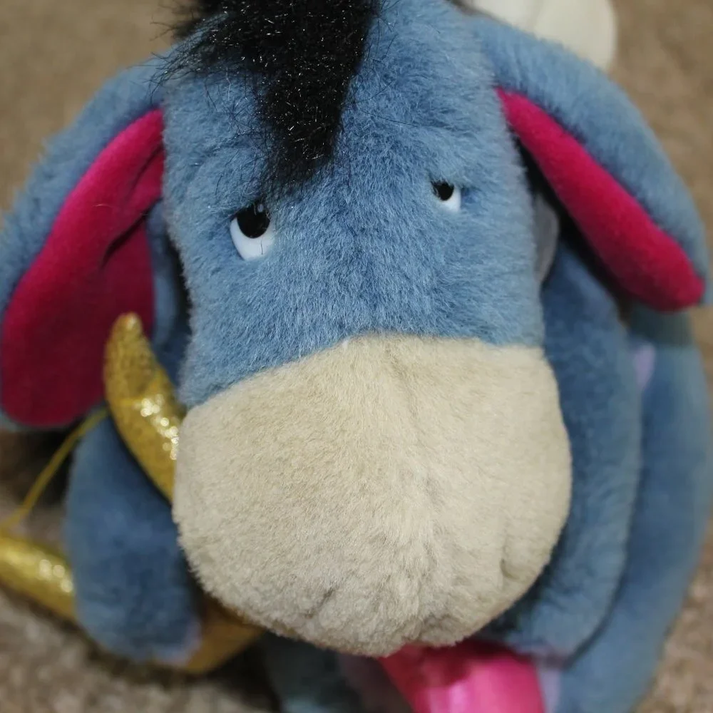Disney Eeyore Cupid Valentines Day Plush Stuffed Animal Toy Heart Winnie Pooh 8" - Picture 4 of 7